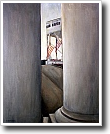 Columns 26 x 32 in. oil on canvas 2002 gallery piece, sold