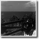 Gas mask, Bluff view