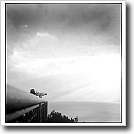 Gas mask, Lookout over Straits of Mackinac