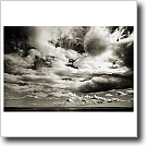 Clouds over Straits of Mackinac, Cynthia Ivey Abitz, 2002, 11 x 14 in. silver gelatin fiber based print