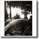 Cottage bikes Joshua Ivey Abitz, 2002 11 x 14 in. silver gelatin fiber based print